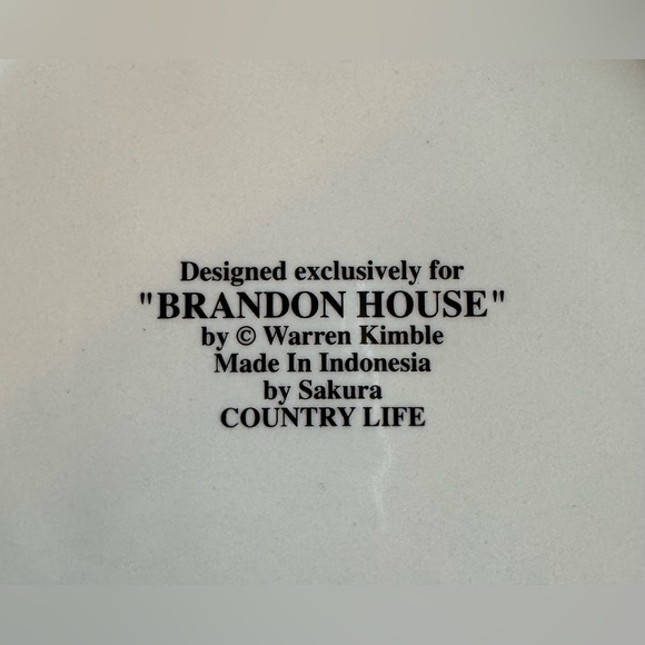 Vintage Sakura Brandon House Series “Country Life” Plates by Warren Kimble - Picture 3 of 3